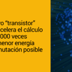 Un nuevo «transistor» óptico acelera el cálculo hasta 1.000 veces con la menor energía de conmutación posible