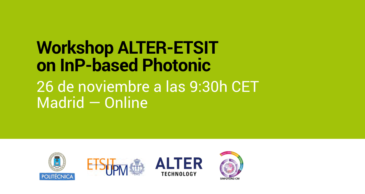 Workshop ALTER-ETSIT on InP-based Photonic