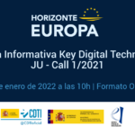 Jornada Informativa Key Digital Technologies – JU – Call 1/2021
