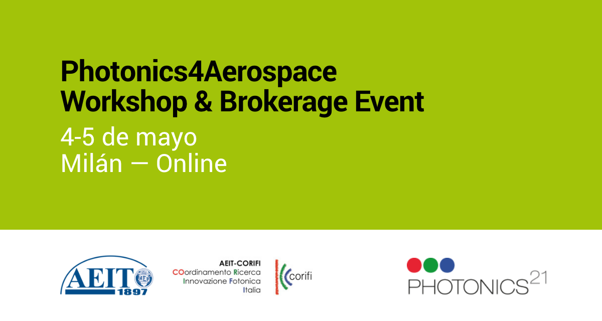 Photonics4Aerospace, Workshop & Brokerage Event