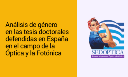 Análisis de género en las tesis doctorales defendidas en España en el campo de la Óptica y la Fotónica
