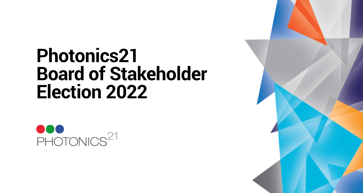 Photonics21 Board of Stakeholders election 2022