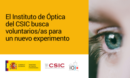 El Instituto de Óptica del CSIC busca voluntarios/as para un nuevo experimento