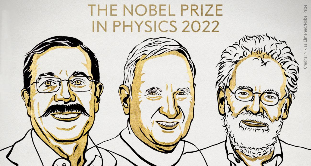 El Premio Nobel de Física 2022 es para Alain Aspect, John F. Clauser y Anton Zeilingerd