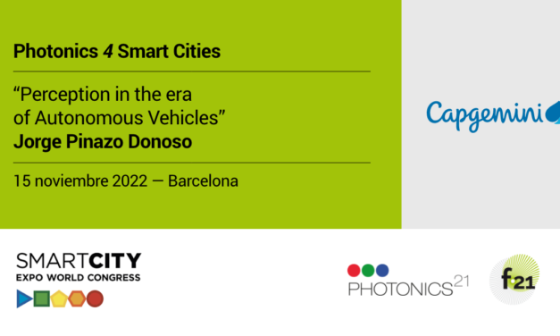 Jorge Pinazo Donoso de la empresa Capgemini en el “Photonics 4 Smart Cities”