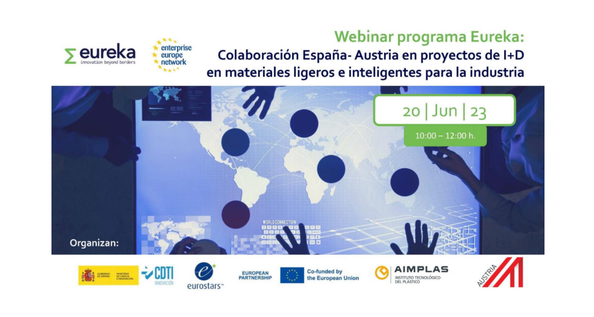 Webinar Programa Eureka: Colaboración España – Austria en proyectos de I+D en materiales ligeros e inteligentes para la industria