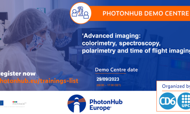 El CD6 organiza el curso “Advanced imaging: colorimetry, spectroscopy, polarimetry and time of flight imaging”