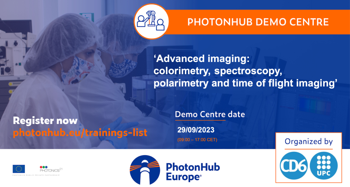 El CD6 organiza el curso “Advanced imaging: colorimetry, spectroscopy, polarimetry and time of flight imaging”