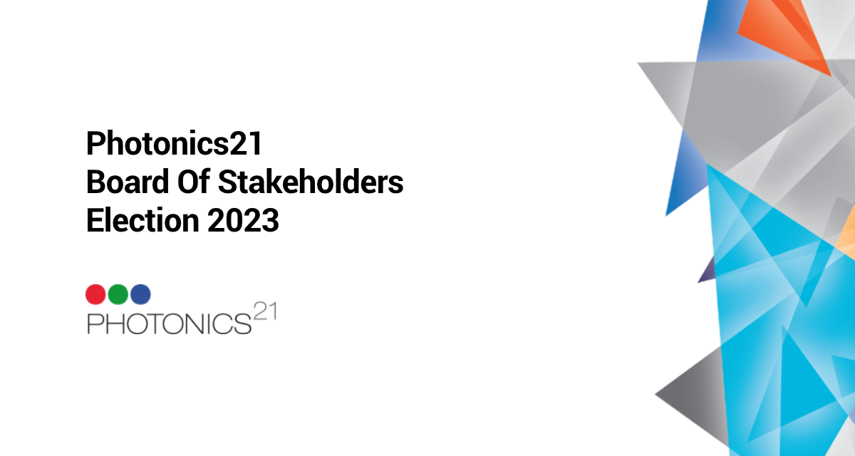 Photonics21 Board of Stakeholders election 2023