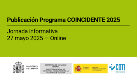Se abre convocatoria para el Programa COINCIDENTE de 2025